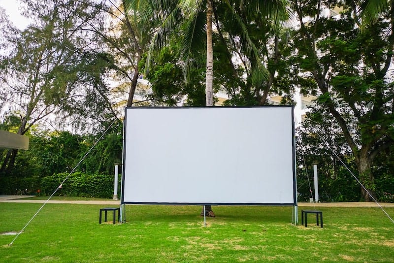 Standing Projector Screen Frame